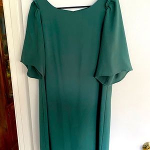 Ann Taylor hunter green dress size 12